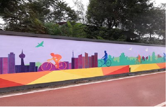 六盘水墙体彩绘-围墙