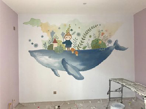 六盘水手绘墙的特点及优势。